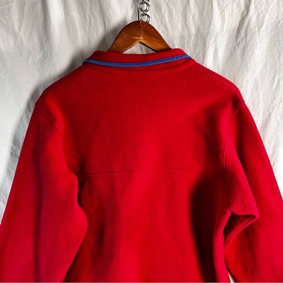 Patagonia Synchilla Snap T Pullover Fleece Sweater Pink Womens Size Large Y2K 08 - Picture 12 of 16